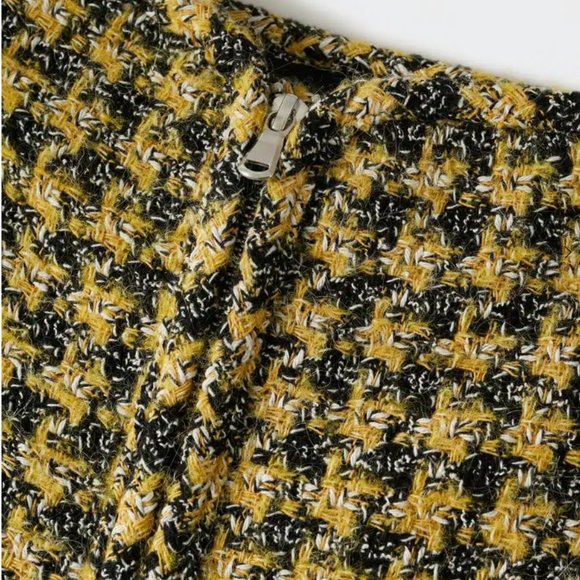 Mango Tweed skirt with zipper - Picture 8 of 9